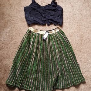 Glittery Nasty Gal midi skirt